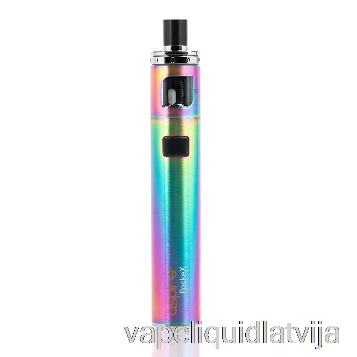 Aspire Pockex Aio Starter Kit Rainbow Vape šķidrums